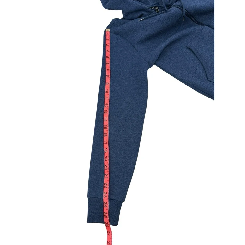Polo Ralph Lauren Double Knit Hoodie Modern Blue Heather Sz:S